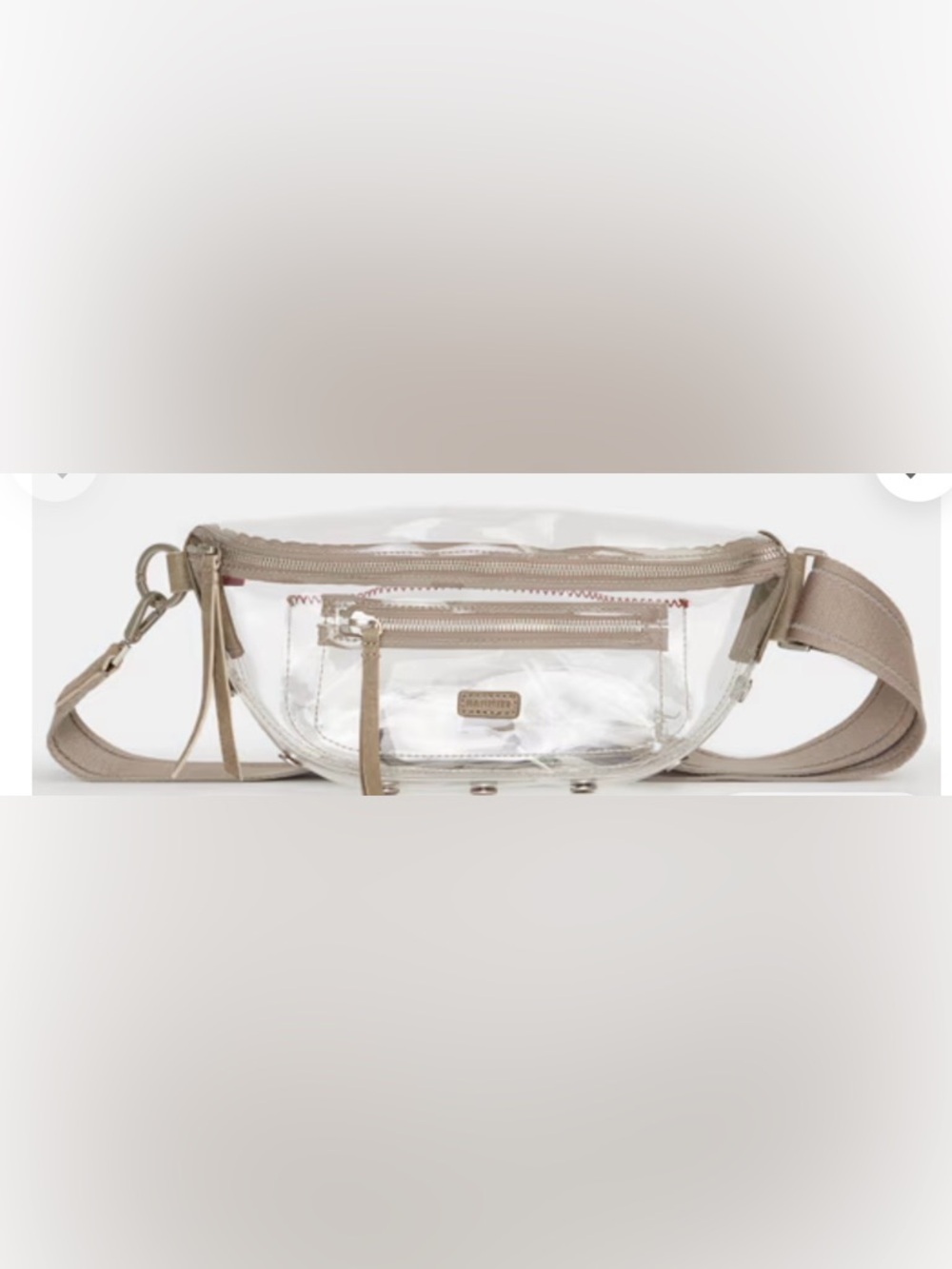 New Medium Charles in Clear - Pewter with Brushed Silver